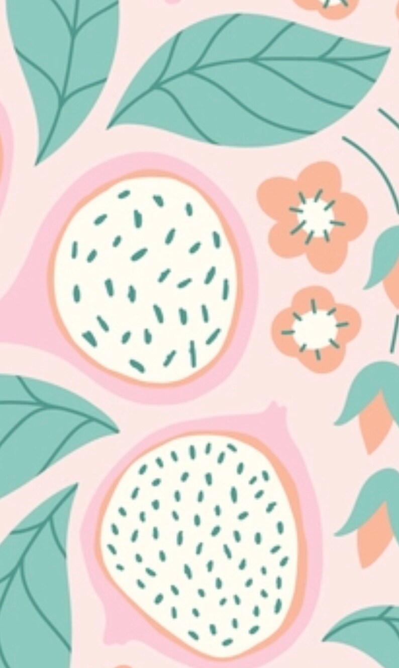 Organic Dragon Fruit Change Pad Baby Girl Bedding Flowers Crib Sheet Mint Dragon Fruit Baby Bedding Tropical Nursery Dragon Fruit