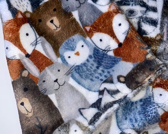 Owls Baby Lovey, Woodland Animals Lovey, Bears, Owls, Rabbits Security Blanket, Foxes Lovey, Cloud Minky Blanket