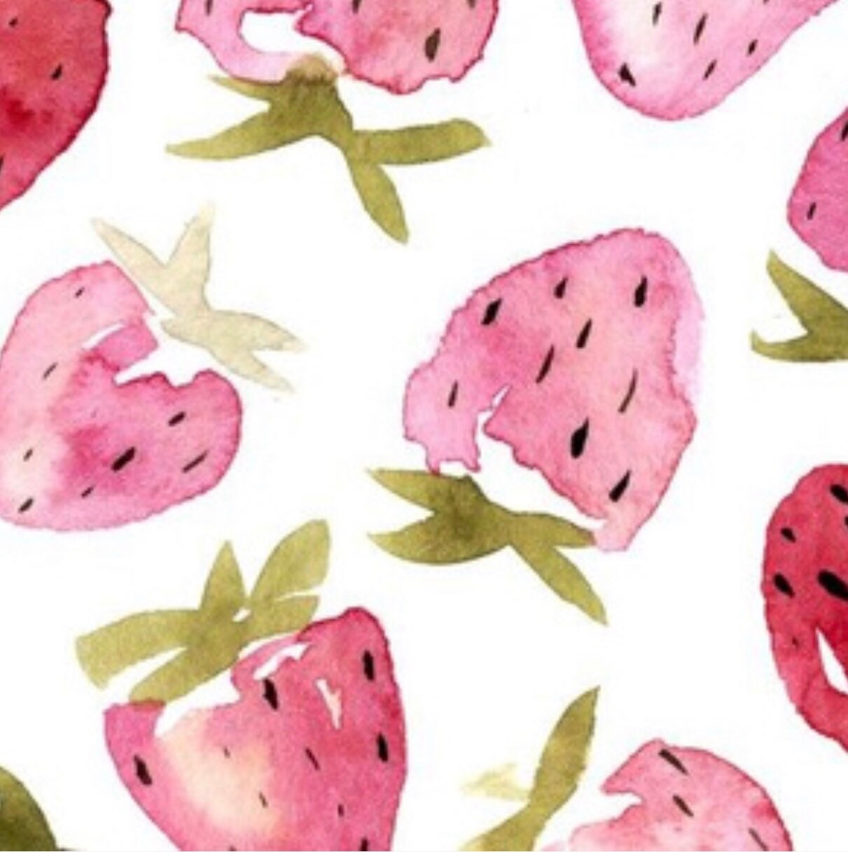 strawberry crib sheet