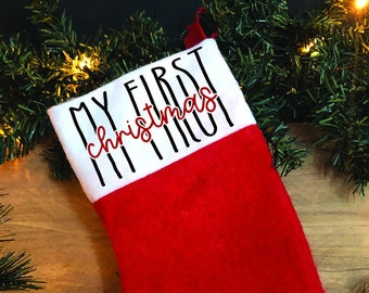 Mi primera Navidad en una casa de campo (SVG, PNG, PDF, descarga digital)