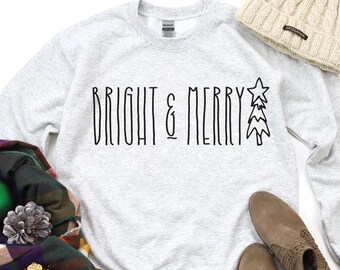 Farmhouse Christmas SVG: Merry Christmas Shirt Design (Digital Download)