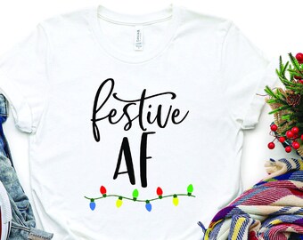 Festive AF Christmas (svg, png, pdf) (Digital Download)