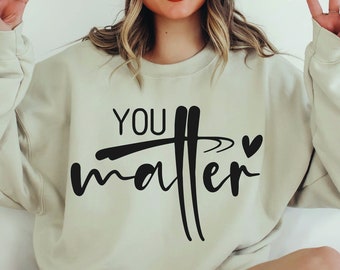 SVG "Tú importas", diseño cristiano de amor propio para Pascua (descarga digital)