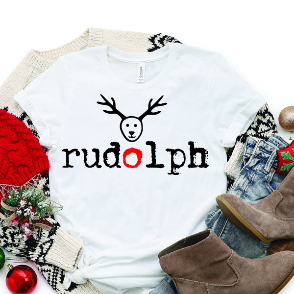 Rudolph Word Art Subway SVG PNG PDF, Christmas Shirt Svg, Christmas Gift, Funny Christmas Svg, Christmas Svg, Christmas Jumper Svg, Winter