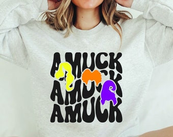 Amuck Halloween SVG, Witch Clipart (Pobieranie cyfrowe)