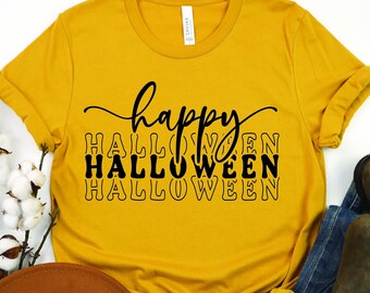 Wesołego Halloween SVG PNG PDF: Czarownica, Duch, Kocioł Clipart (Pobieranie Cyfrowe)