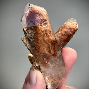 High Quality Lodalite/Garden Quartz from Brazil, Excellent Transparency and Lustre with Intricate, Colourful Lodalite Inclusions