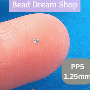 Chatones Swarovski PP5 de 1,25 mm con reverso puntiagudo – Cristales en miniatura y para joyería
