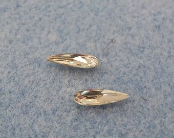 Raindrop crystal, Swarovski crystal rhinestone, crystal clear, 11mm, 4331, drop shape, loose rhinestones