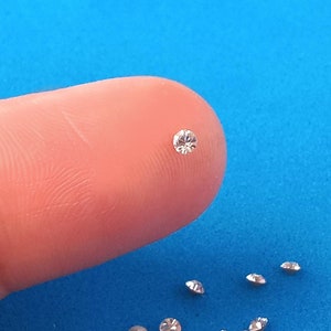 2.25mm Tiny chatons, crystal chatons, Swarovski chatons, PP16, tiny rhinestones, loose rhinestones, small round crystals, SS7,5