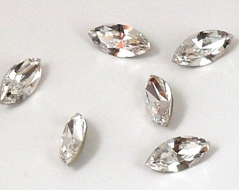 Swarovski crystal rhinestone, crystal clear, 15x7mm, fancy stone ,4228, embellishment, loose rhinestones, marquise stone