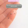 Natural marcasites, tiny stones for jewelry and repairs , assorted sizes: 1mm to 1.9mm product logo