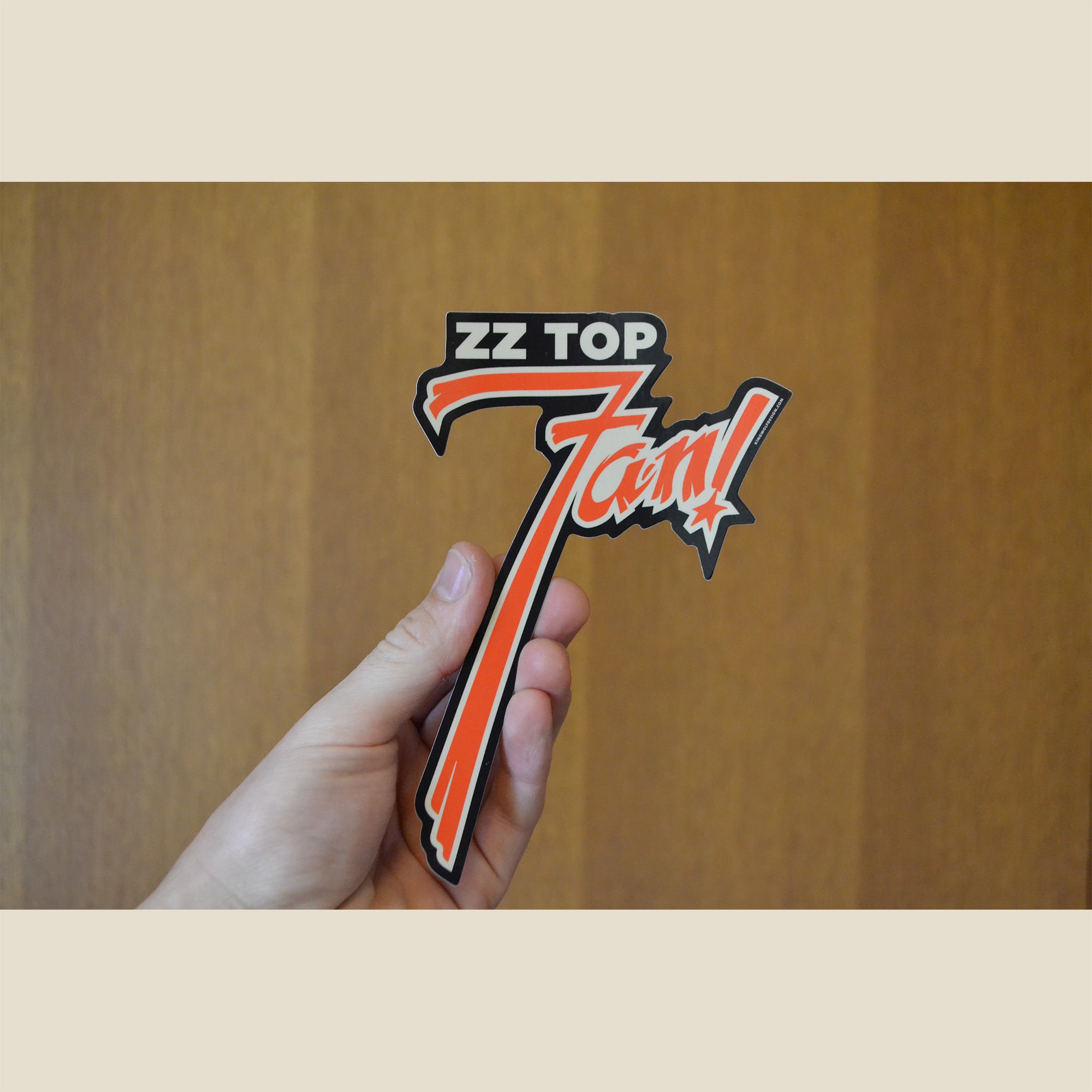 ZZ Top Fan Sticker Etsy