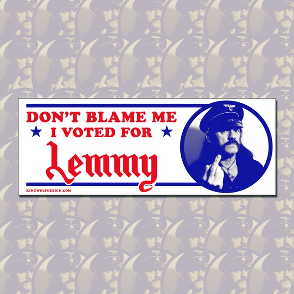 I Voted for Lemmy! - Sticker