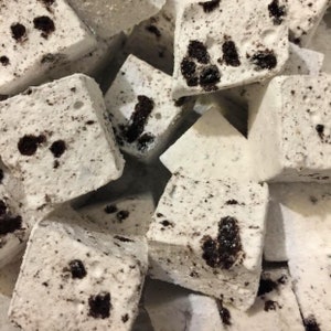 Cookies and Cream Gourmet Marshmallows  ~ 1 Dozen Gourmet Handcrafted Marshmallows