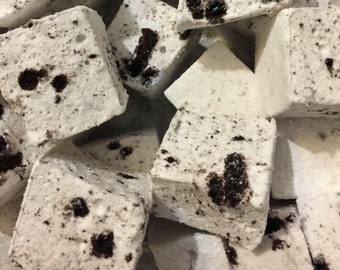 Cookies and Cream Gourmet Marshmallows  ~ 1 Dozen Gourmet Handcrafted Marshmallows