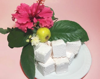 Guava Gourmet Marshmallows  ~ 1 Dozen Gourmet Handcrafted Marshmallows