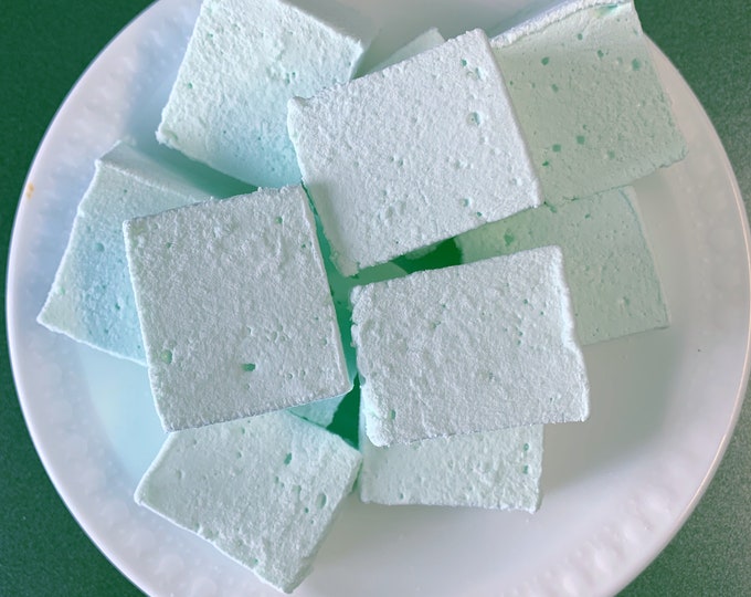 Mint Gourmet Marshmallows  ~ 1 Dozen Gourmet Handcrafted Marshmallows