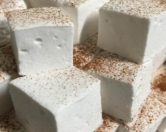 Coquito Gourmet Marshmallows - (Puerto Rican eggnog) Gourmet Marshmallows  ~ 1 Dozen Gourmet Handcrafted Marshmallows