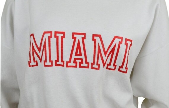 Vintage Miami Collegiate Sweatshirt - image 3