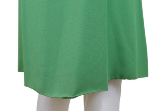 Vintage 60s Light Green Day Dress with Silk Bows … - image 8