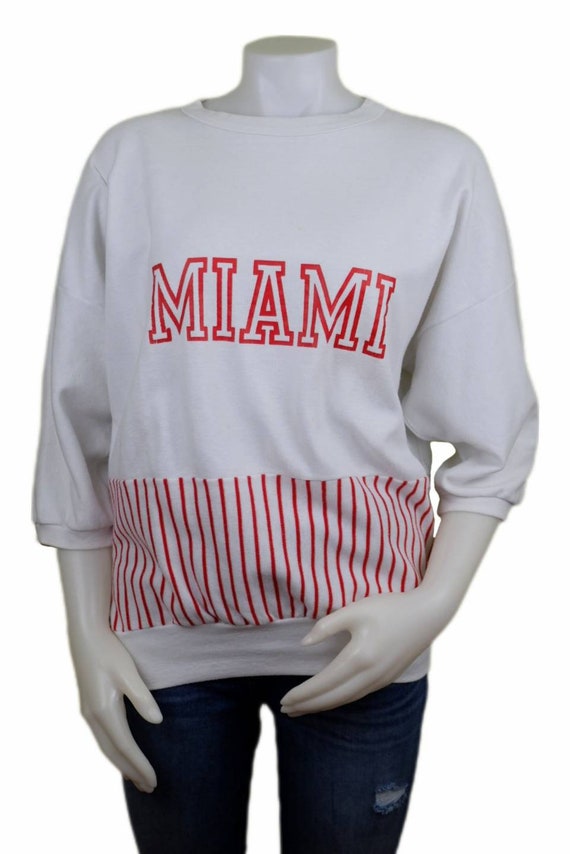 Vintage Miami Collegiate Sweatshirt - image 9