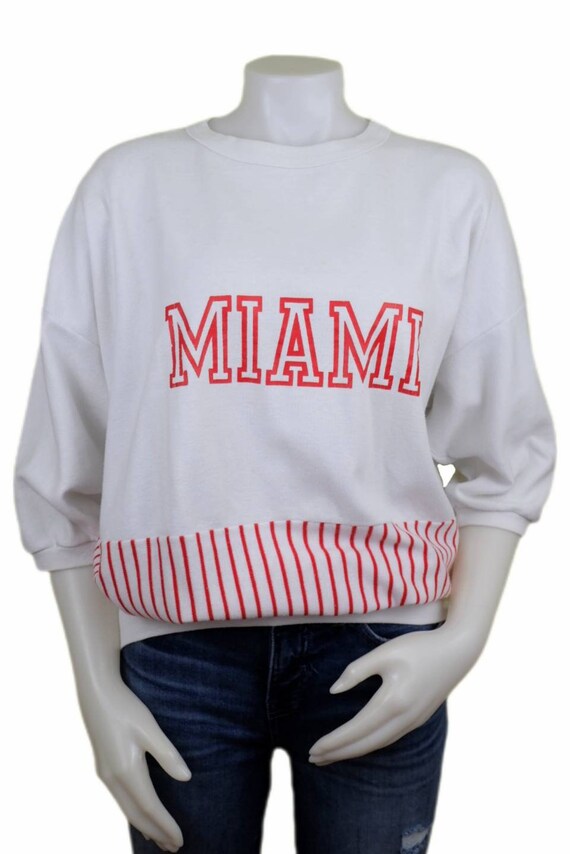 Vintage Miami Collegiate Sweatshirt - image 2