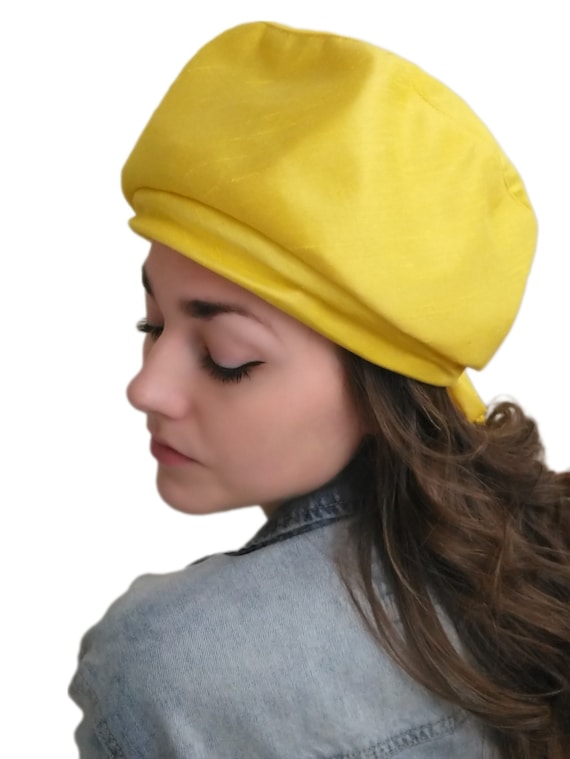 Vintage 50s The May Company Yellow Bubble Hat 195… - image 1