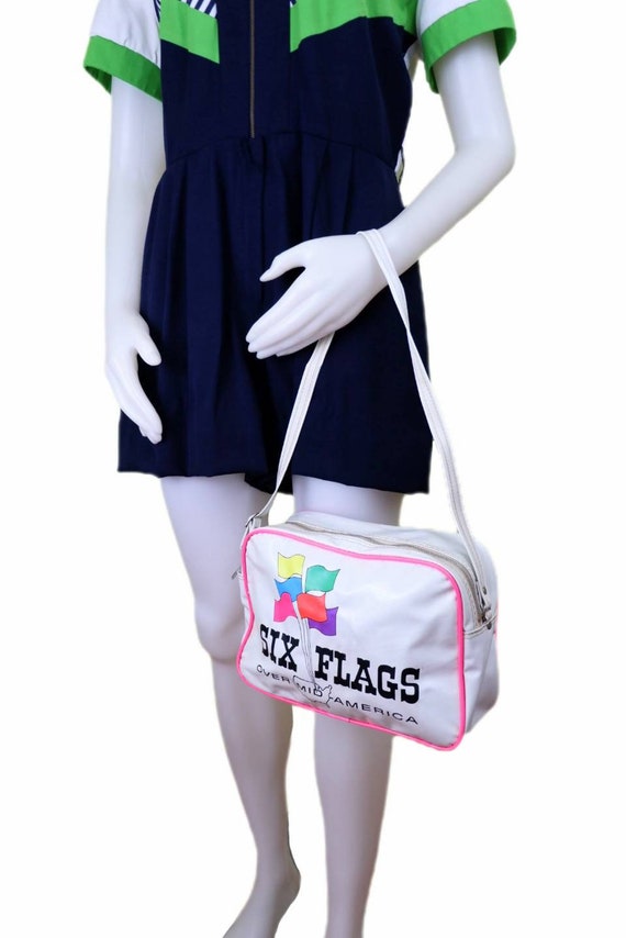 Vintage Six Flags Amusement Park Purse Gem