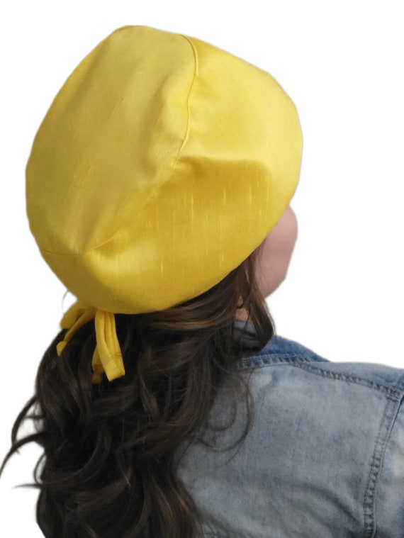 Vintage 50s The May Company Yellow Bubble Hat 195… - image 4