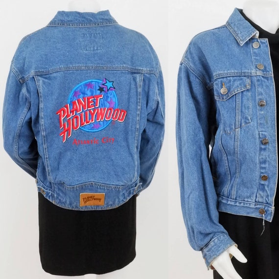 planet hollywood denim jacket