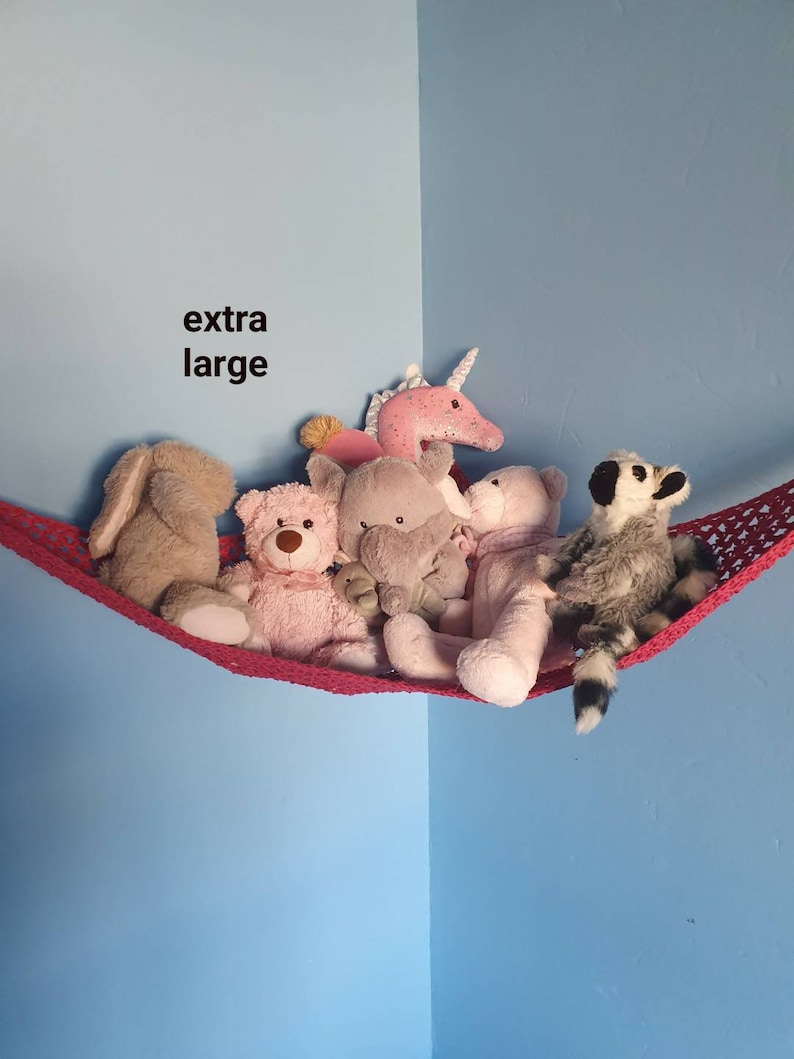Toy Hammock Soft Toy Storage Nursery Decor Bedroom Decor Etsy