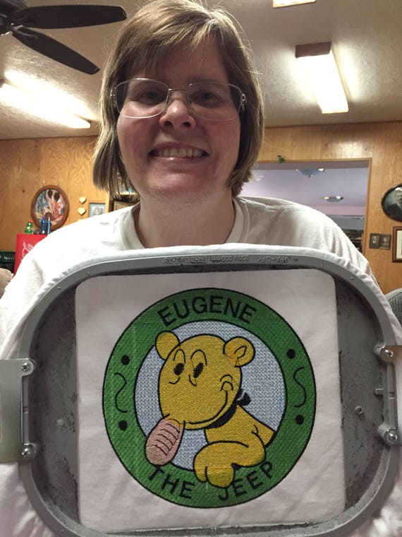 Embroidered Eugene The Jeep T Shirt Etsy