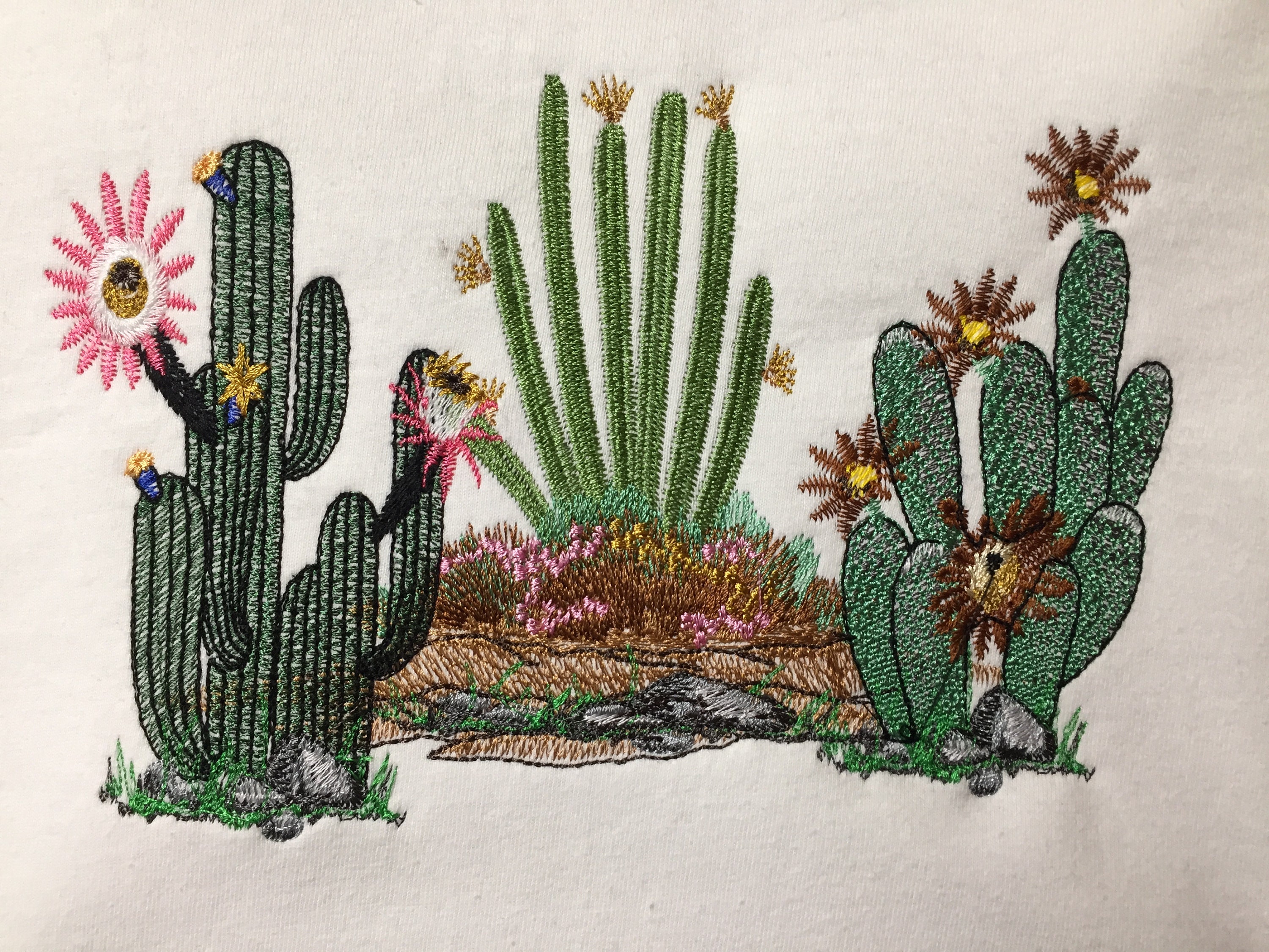 Cactus embroidered shirt Outlet