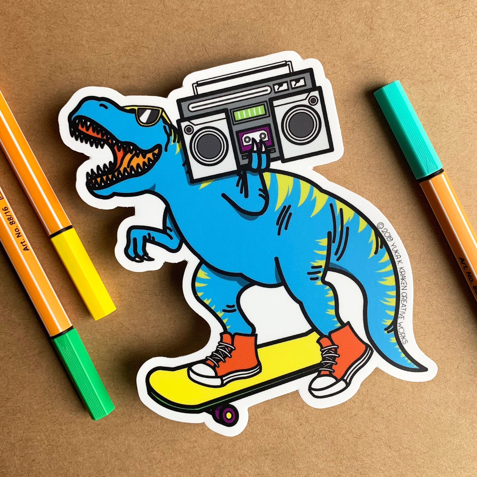 blue and t rex