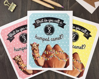 Camel Pregnancy Announcement Card | Baby Announcement Card | Pregnancy Reveal Card | Funny Pregnancy Announcement | Cute Pregnancy Reveal