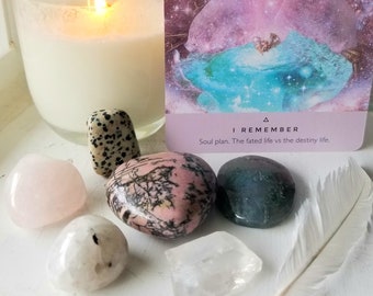 Andromedan Starseed Crystal Set- Trabajador de la luz, curación energética, reiki, Chamán Cósmico, Galaxia, Ascensión, Despertar, Sanador, Espacio