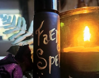 Faery Spell Perfume Bright, Floral, Woodland,  Sensual,  Essential oils,  Natural Perfume Oil, Hedge Witch,  Fairy communication, Uplifting
