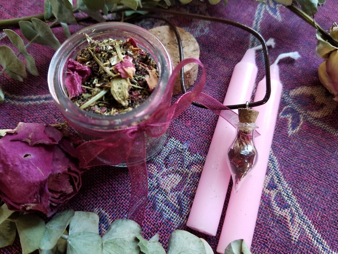 Freya Incense Amulet Set Love, Beauty, Freja, Passion, Fertility, Sex, Warrior, Shaman, Vulva