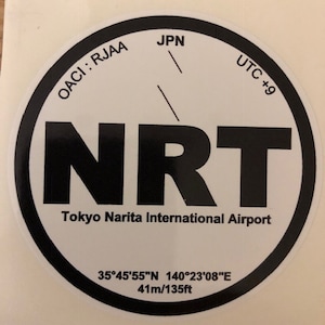 Aufkleber Aufkleber NRT Narita Japan Japan Tokio