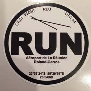 Aufkleber Aufkleber RUN Reunion Island