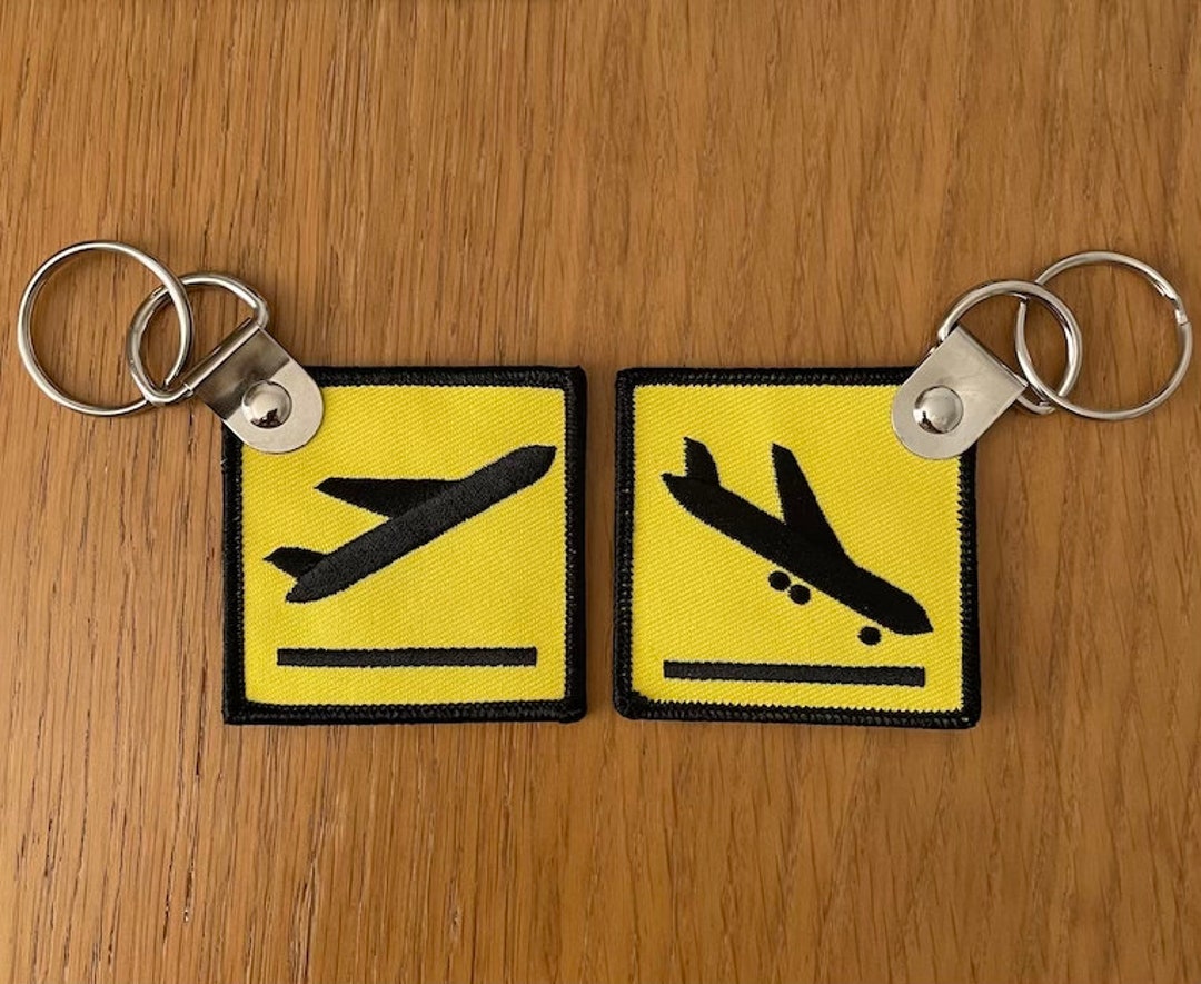 Airplane Takeoff/landing Keychain – Aviation Accessory – Flight ...