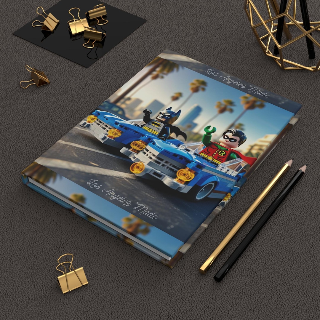 Los Angelez Made X Batman and Robin, LEGO Superhero Journal, Notebook ...
