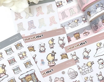 Winter Sticker + Washi Bundle | Winter 2022