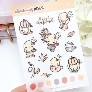 C02 | Fall Doodles | Planner Stickers