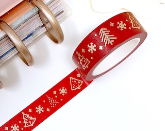 Árboles de Navidad Washi Tape