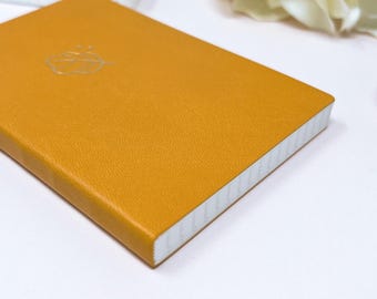 Quaderno marrone formato passaporto / Ink-it Grid / 272 pagine / Carta Tomoe River / Penna stilografica