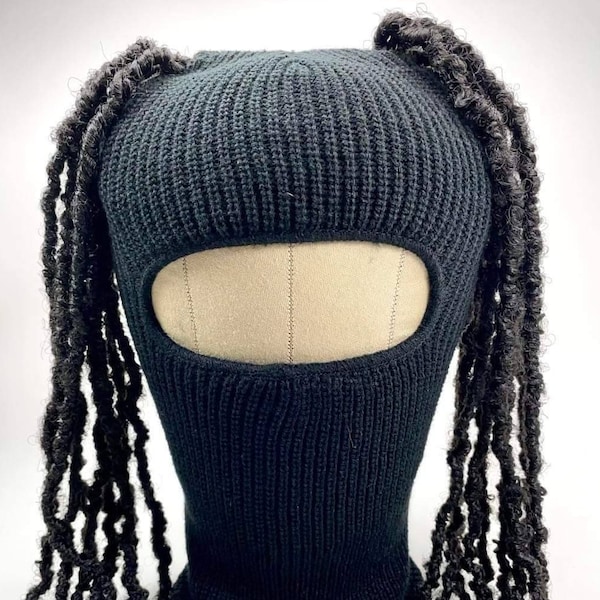 Ski Mask With Dread Locs Etsy