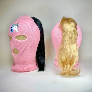 Ponytail Ski Mask Custom Balaclava