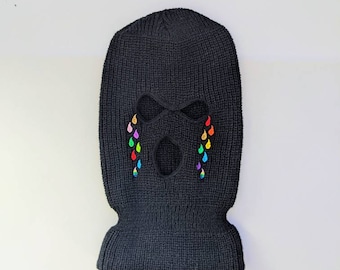 Ski Mask Black Custom Balaclava